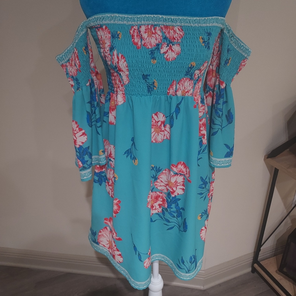 Off the shoulder dress